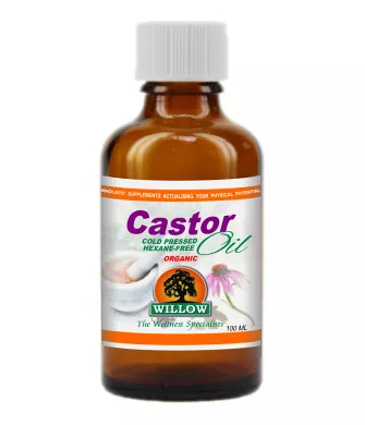 Willow Wellness Organic Cold Pressed Castor Oil 100ml